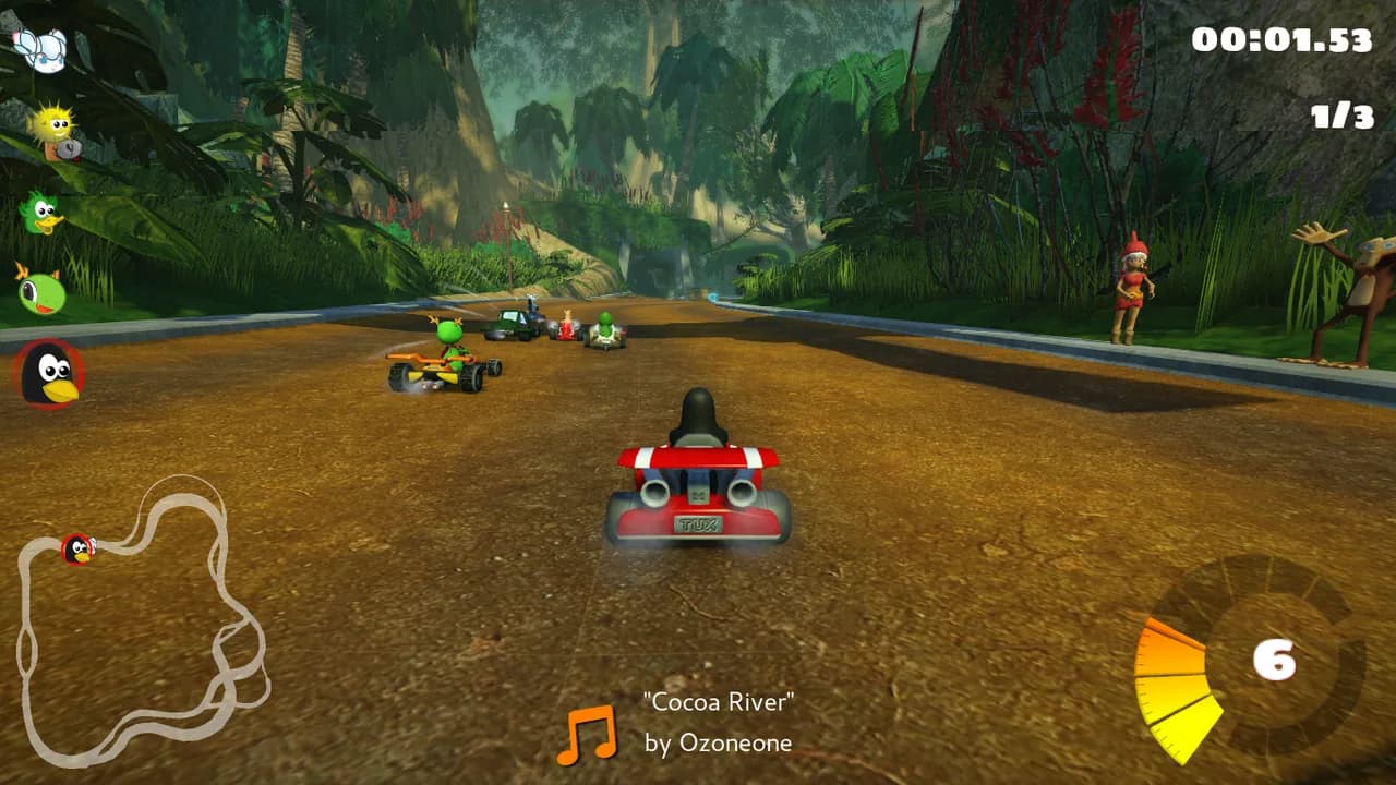 SuperTuxKart gameplay